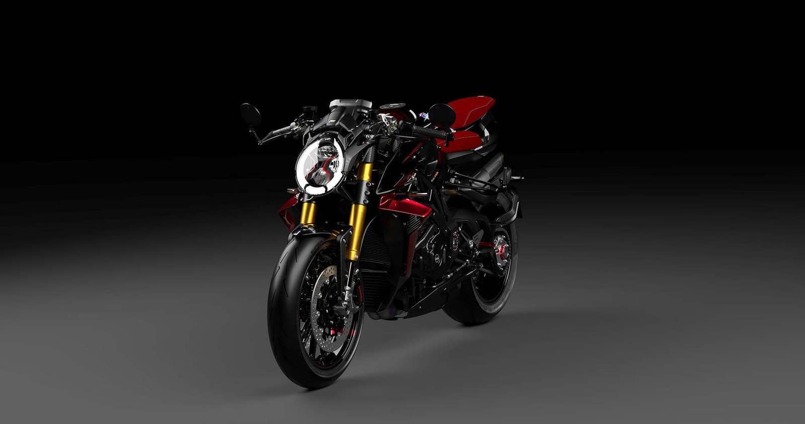 Brutale 1000 ABT - שחור פחם מטאלי / אדום אש