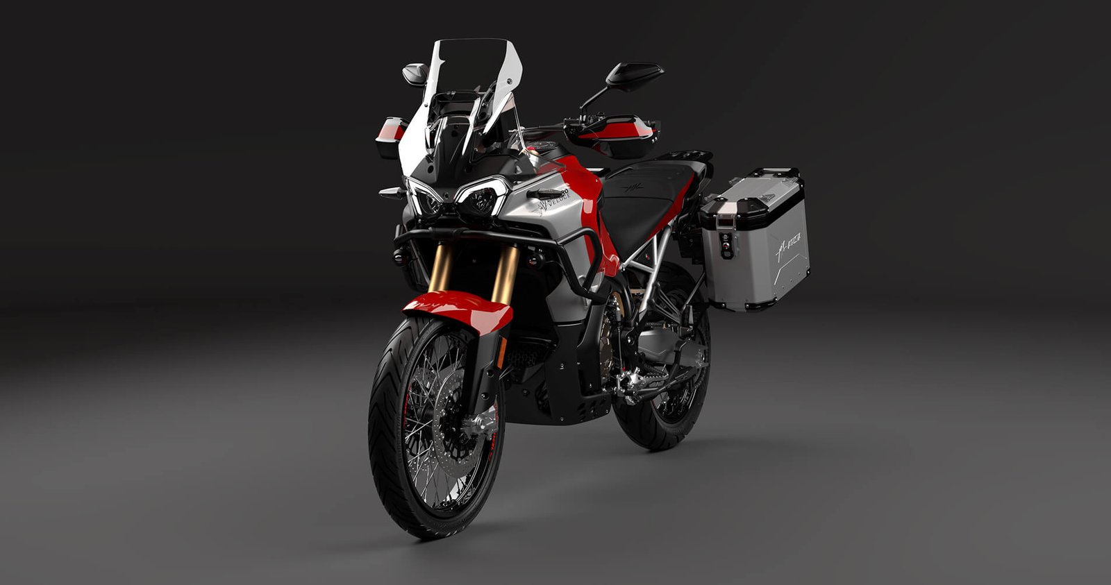 Enduro Veloce - אדום אגו / כסף אגו